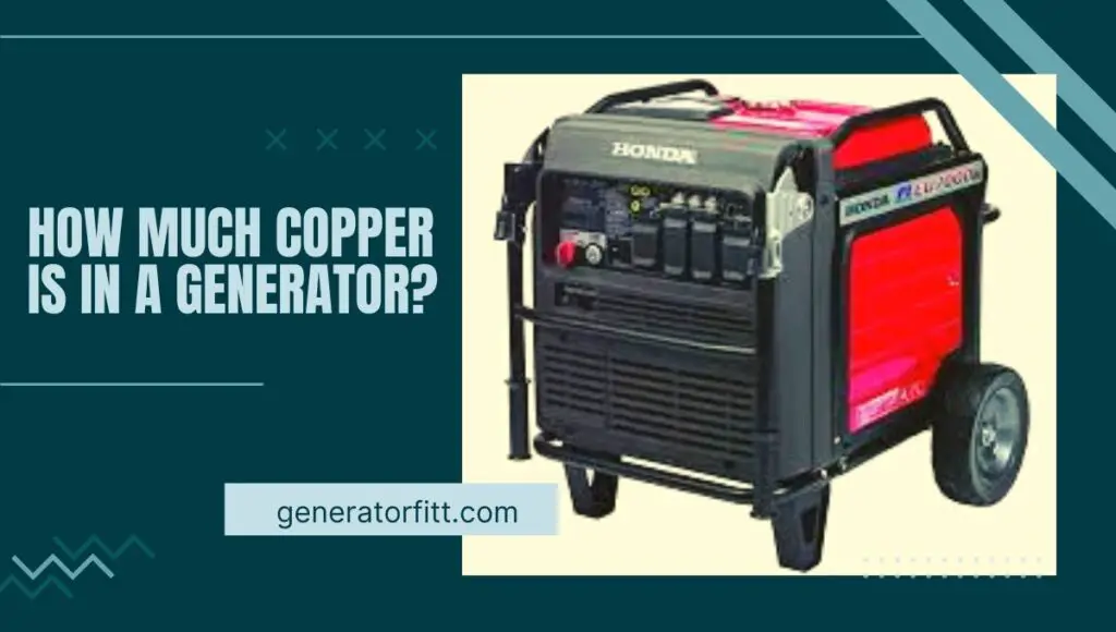 How much copper is in a generator