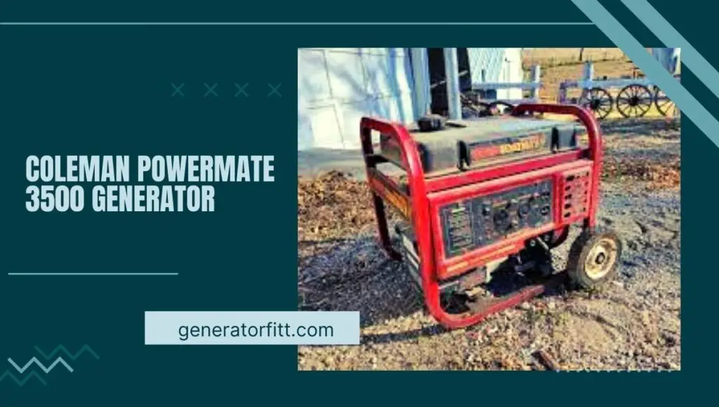 coleman powermate 3500 generator