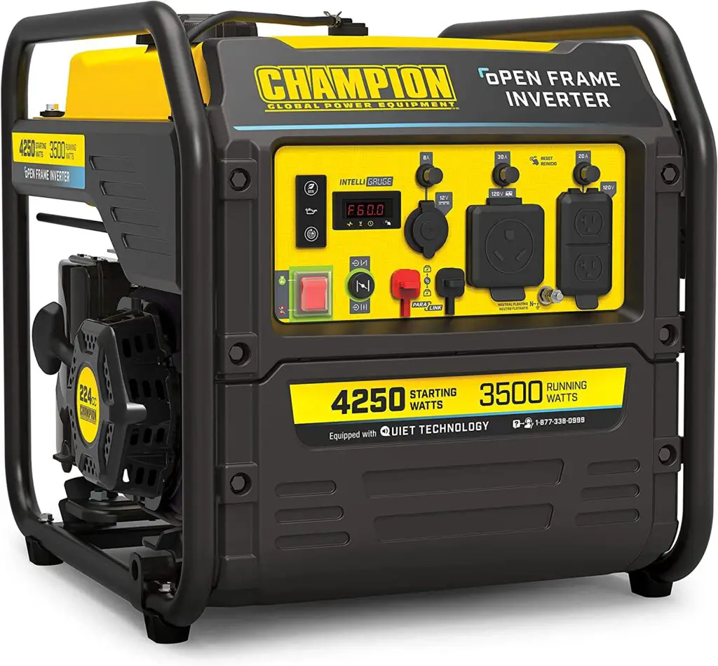 Champion Power Equipment 200954 4250-Watt RV Ready Open Frame Inverter Generator