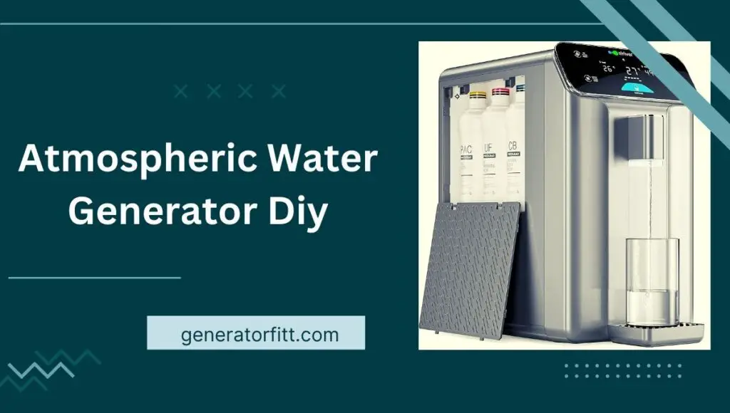 Atmospheric Water Generator Diy