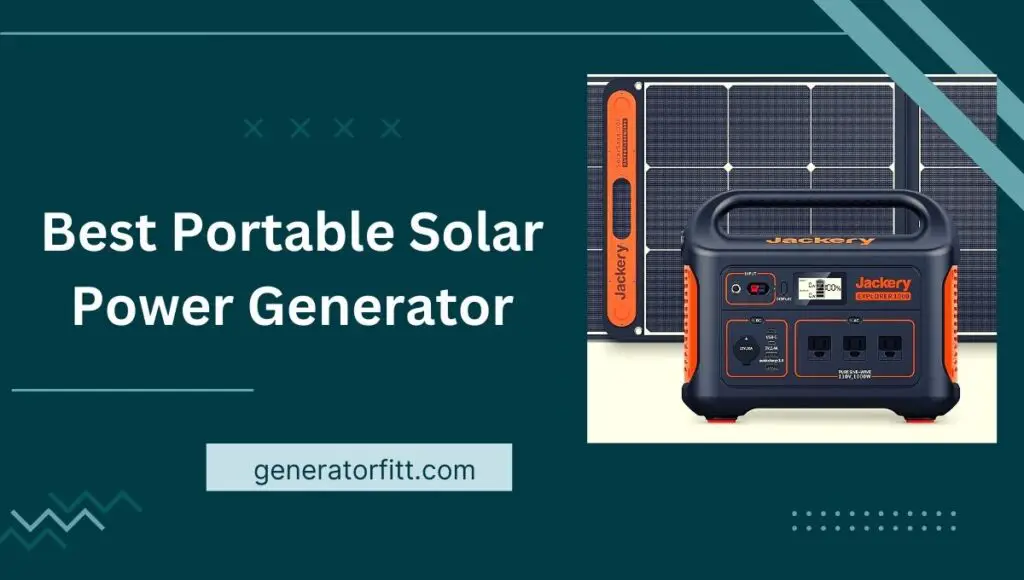 Best Portable Solar Power Generator