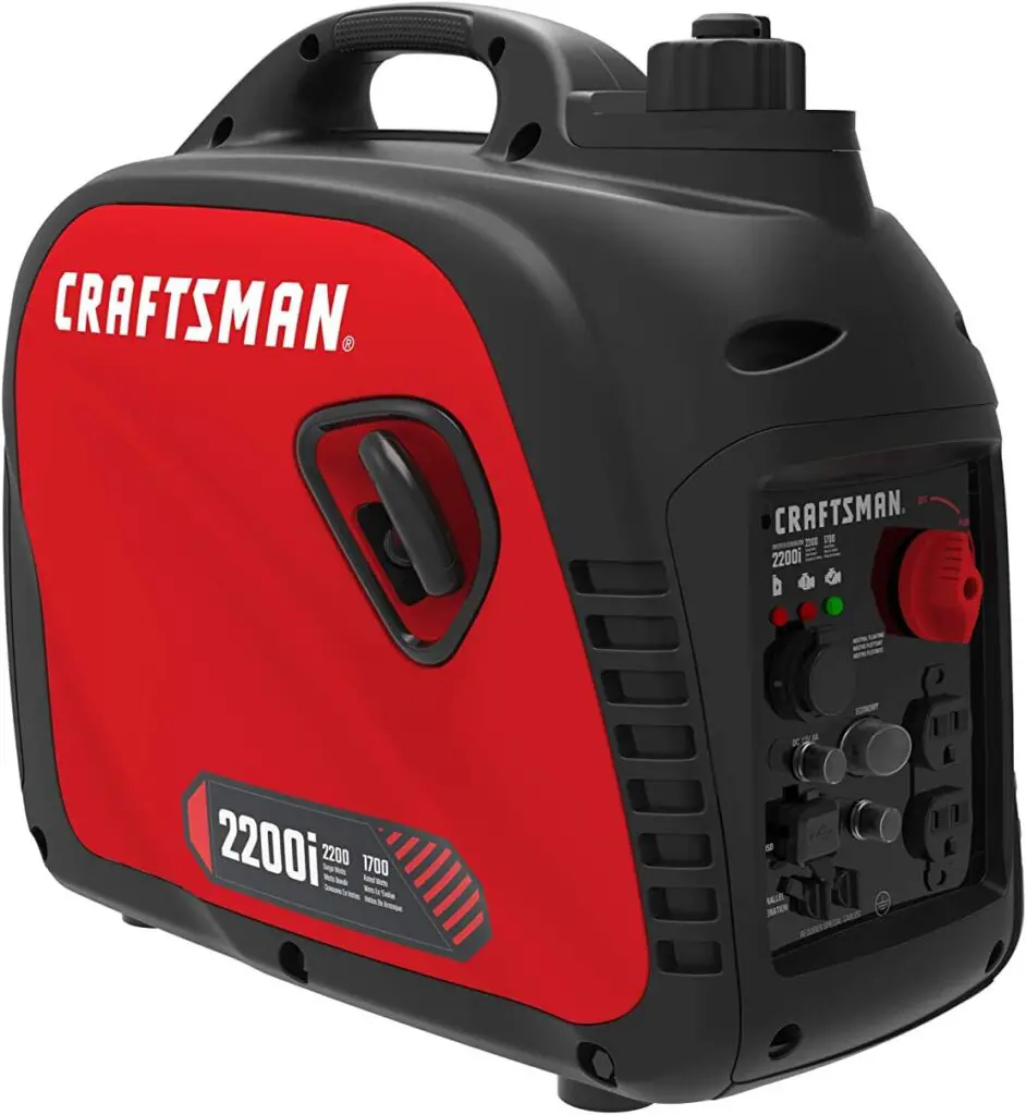 Craftsman C0010020 2,200-Watt Gas Portable Generator - Quiet & Powerful