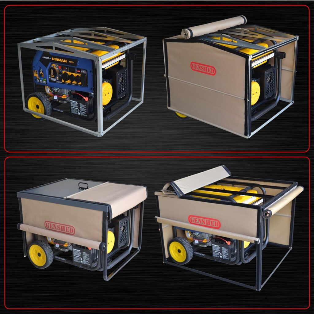 GENSHED Generator Shed - Generator Covers While Running & Generator Enclosure for Storage
