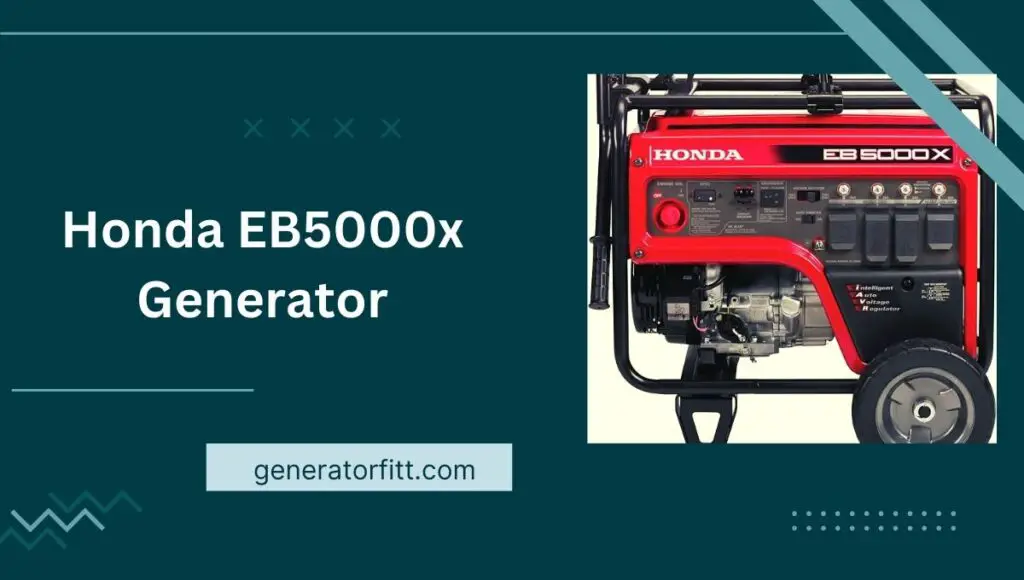 Honda EB5000x Generator