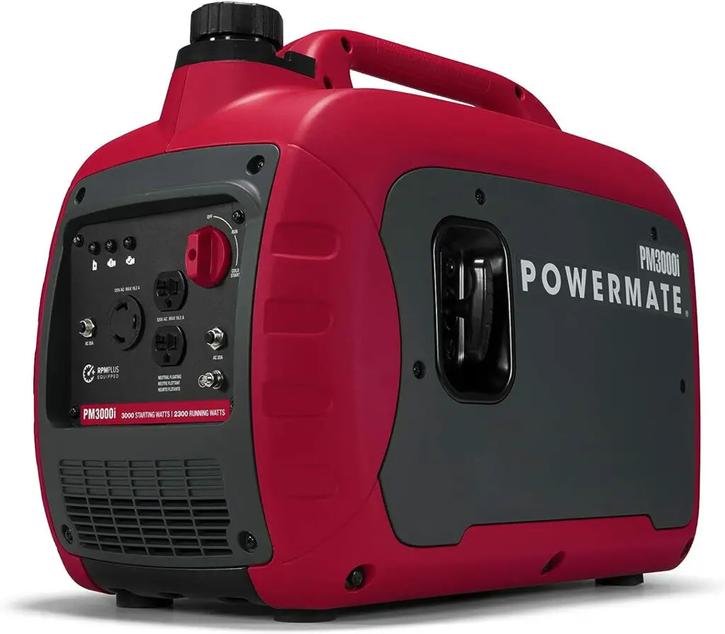 Powermate P0080601 PM3000i 3000-Watt Gas-Powered Portable Inverter Generator by Generac