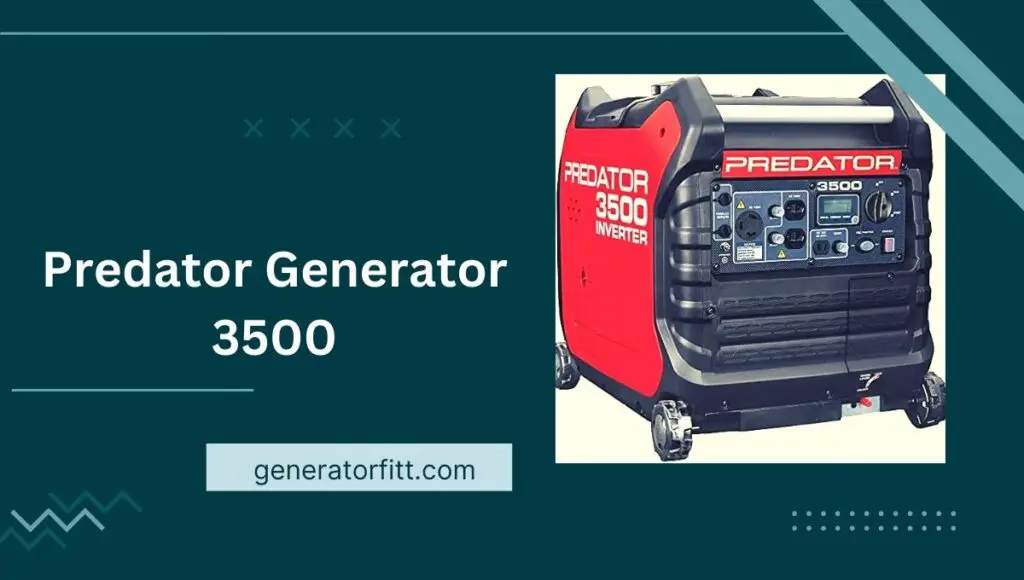Predator Generator 3500