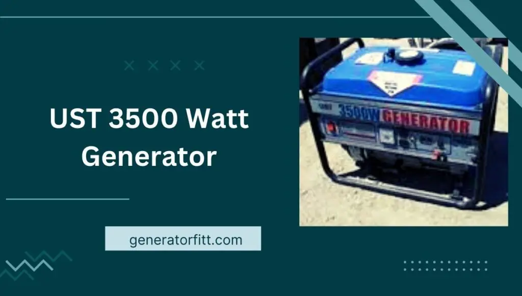 UST 3500 Watt Generator